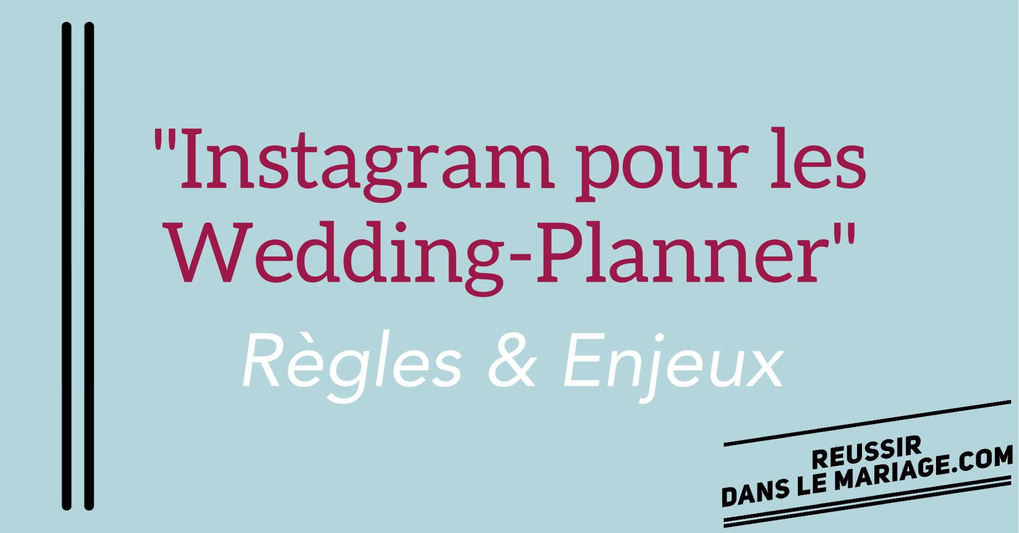 Instagram pour les wedding-planner