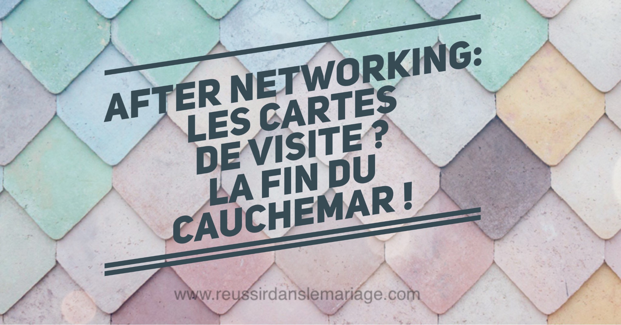cartes de visites after networking